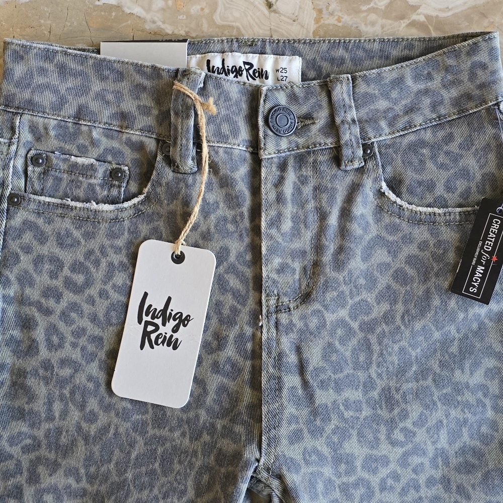 Indigo Rein Ankle High Rise Jeans, Sz 1